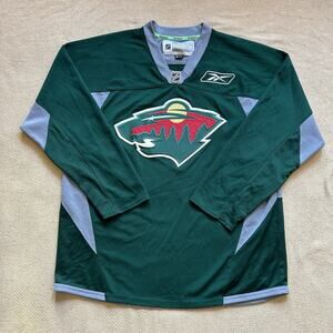 Vintage Reebok Minnesota Wild NHL Hockey Jersey XL